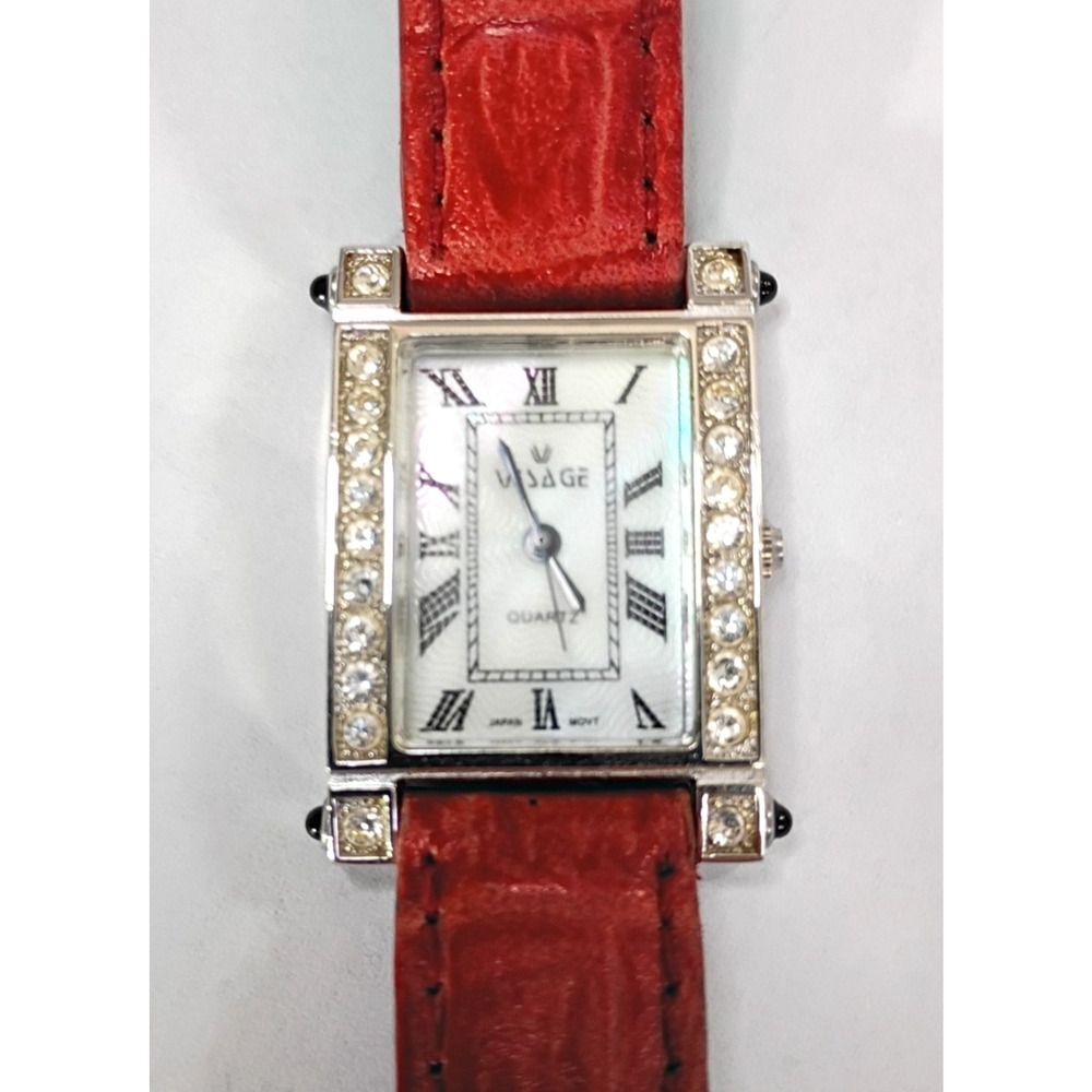Visage Ladies Watch Stainless Steel Swarovski Crystals